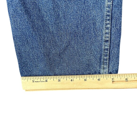 Bugle Boy Jeans Mens 38W 30L Blue Denim Relaxed Fit 100% Cotton Vintage Style - Picture 12 of 14